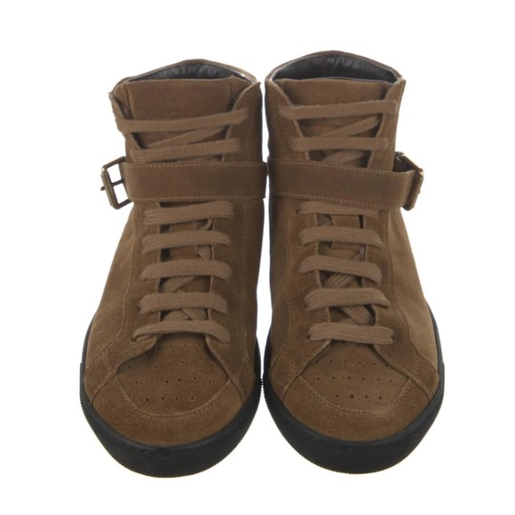 Burberry Suede High Top Sneakers size 36 / 6 is - Picture 3 of 5